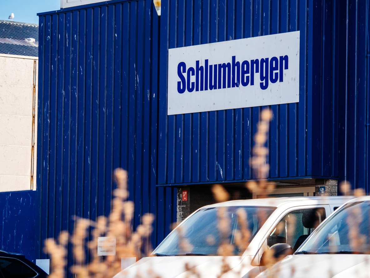 Energy - Schlumberger Ltd_ logotype- by AdrianHancu via iStock